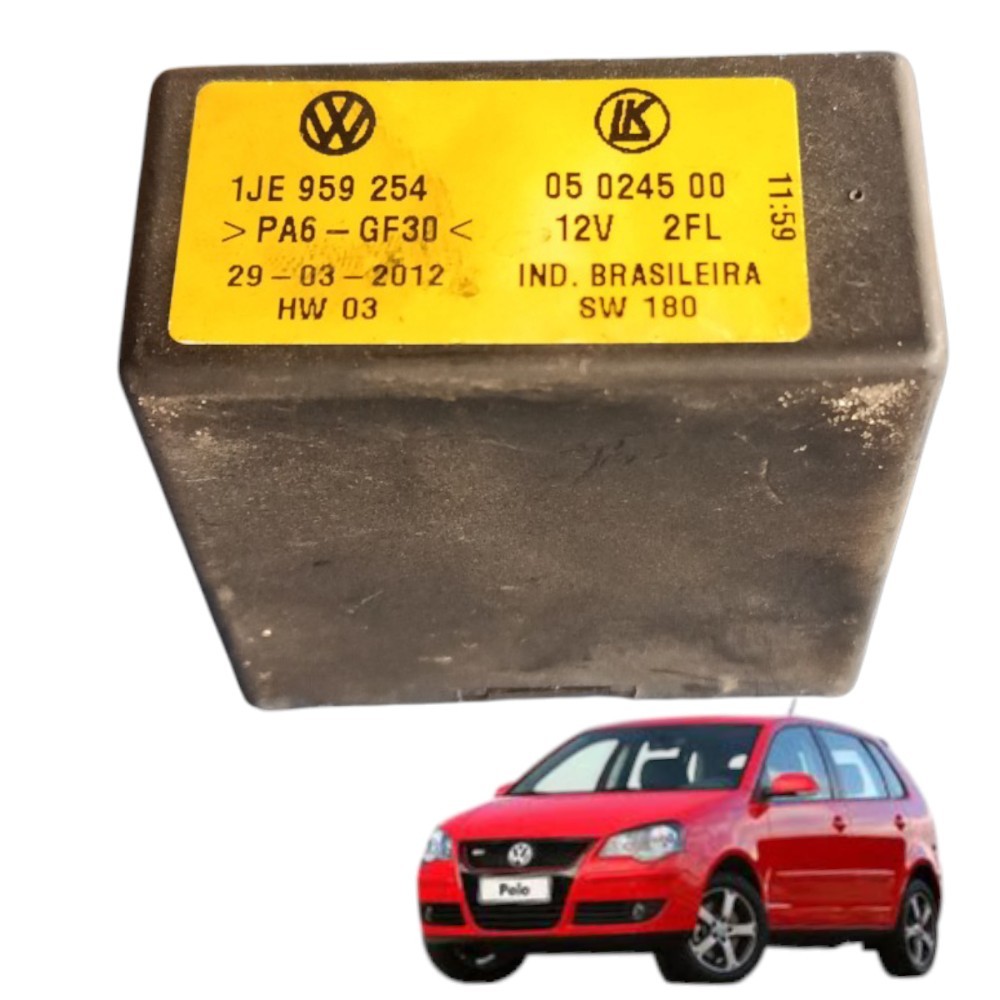 Modulo Relé Retrovisor Vidro Elétrico Polo Vw 2010 A 2012