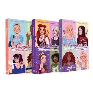 Kit 3 Livros Corajosas 2 + Livro Corajosas + Livro Redimidas