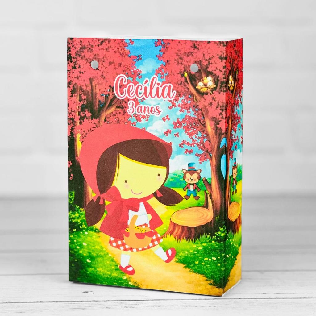 Sacolinha Personalizados CHAPEUZINHO VERMELHO  (PEGUE E MONTE) / Lembrancinha Mimos Festa Aniversário Infantil