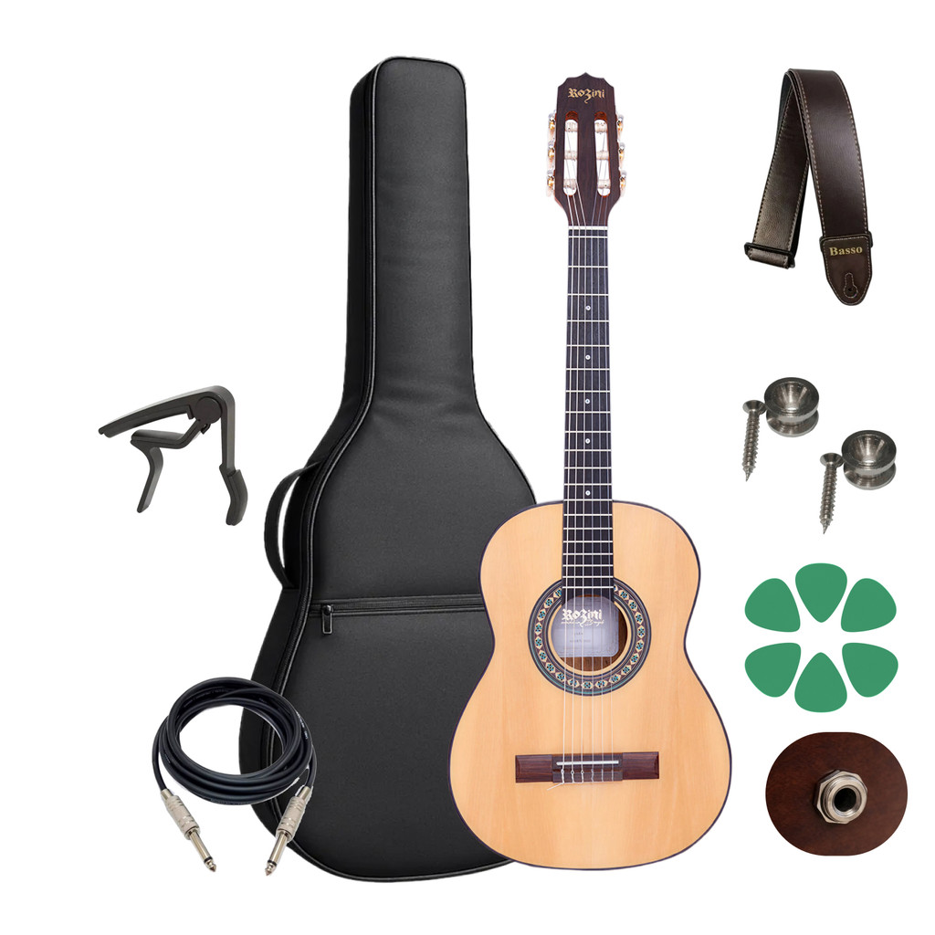 Violão Eletroacústico Rozini Rx205 + Capa Luxo E Acessórios
