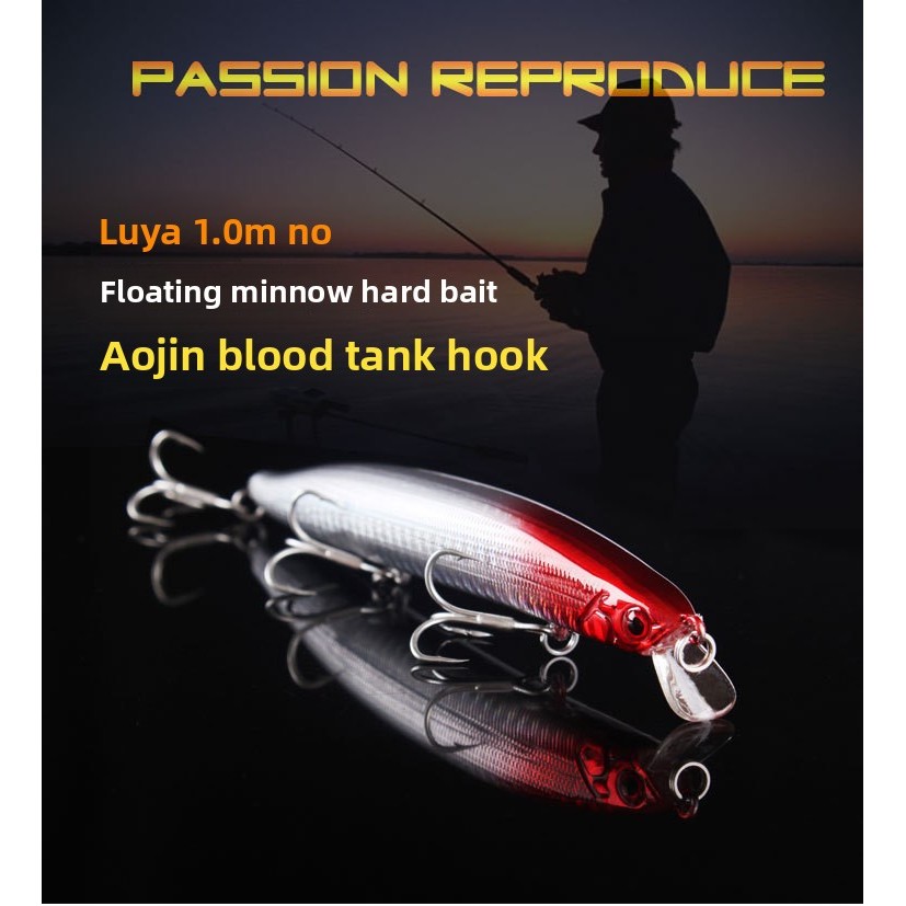 Fabricante atacado isca 19g flutuante Minnow luminoso de água doce mar pesca mar robalo isca Artificial isca falsa
