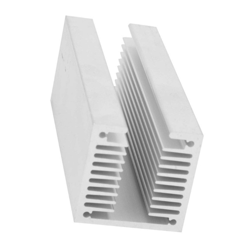 Um Dissipador De Calor De Alumínio Com Aleta De Resfriamento , Para Módulo CPU Eletrônico , Dispositivo De Luz LED 100x4