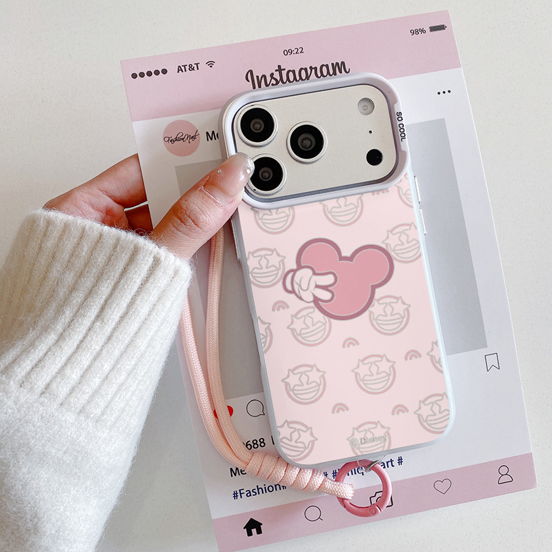 Capinha de capa Bieme Mickey Mouse Adequado Para iPhone 17 11 12 13 15 14 16 Pro Max XR XS Max Capa TPUchoque