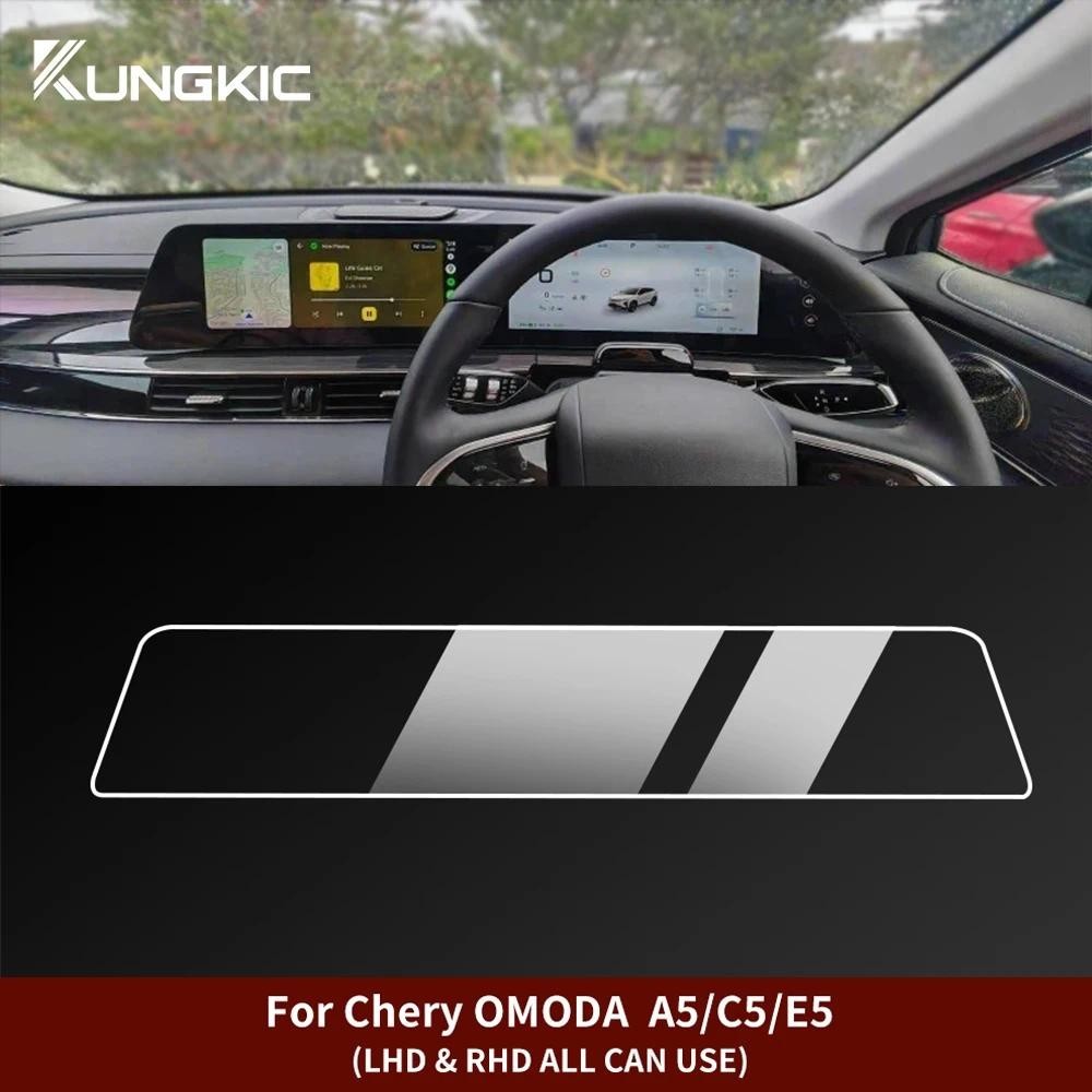 Para Chery OMODA A5/C5/E5 Arrioz 8 Tiggo 8Pro 2022-2024 Anti-Risco Filme Interior Do Carro Painel GPS De Tela Transparen
