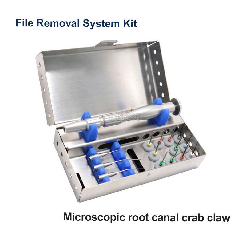 Kit De Sistema De Remoção De Arquivo Endodontico Dental/Conjunto De Instrumento Quebrado Endo Extrator De Canal Radicula