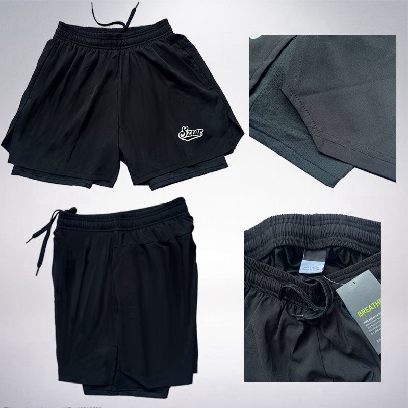 Esportes Anti-reflexo verão correndo Shorts maratona pista campo respirável correndo lazer de secagem rápida treinamento