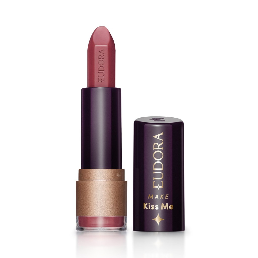 Eudora Make Kiss Me Batom Matte Rose Único 3,7g