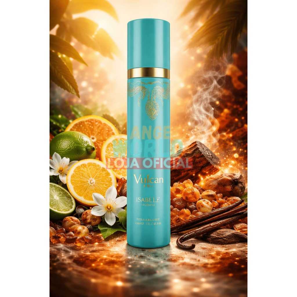 Body Splash Vulcan Feu Isabelle La Belle Unissex - 300ml