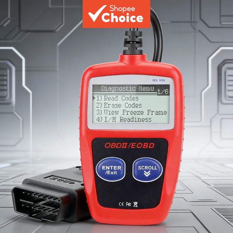 MS309 Scanner Automotivo Avançado OBD2 OBDII EOBD Melhorado - Leitor de Códigos de Erro Aprimorado