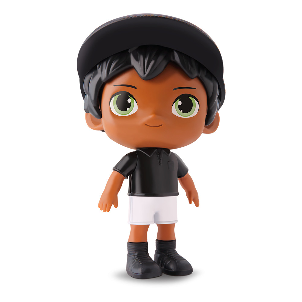 Boneco Max Club Negro Futebol Preto e Branco ⚽🧸 |Boneco Infantil, Brinquedo de Futebol, Presente