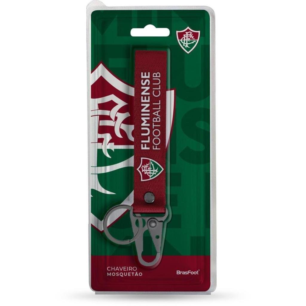 Chaveiro Mosquetão Clipkey Fluminense - Brasfoot