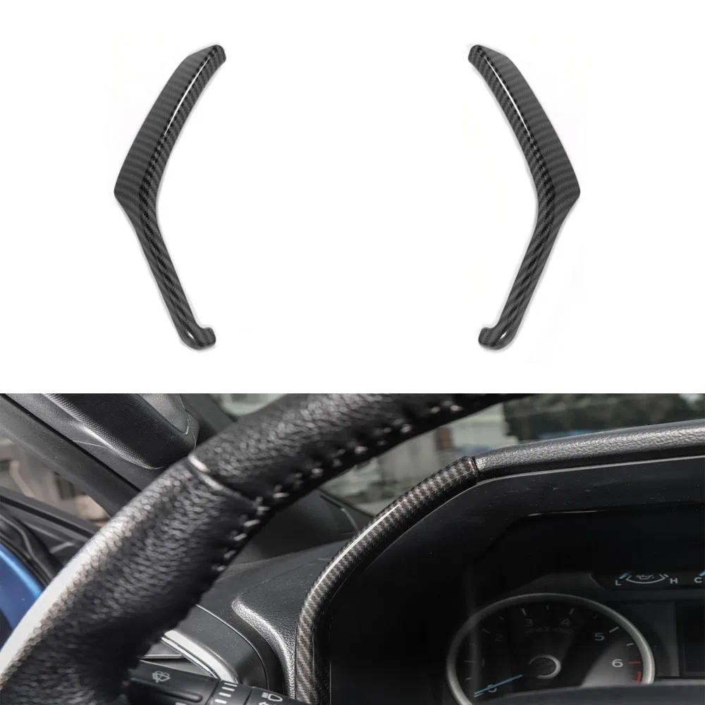 Novo Estilo De Carro ABS Para Ford F150 2015 Up Painel Do Instrumento Tiras Laterais Adesivos Guarnição Interior Moldura