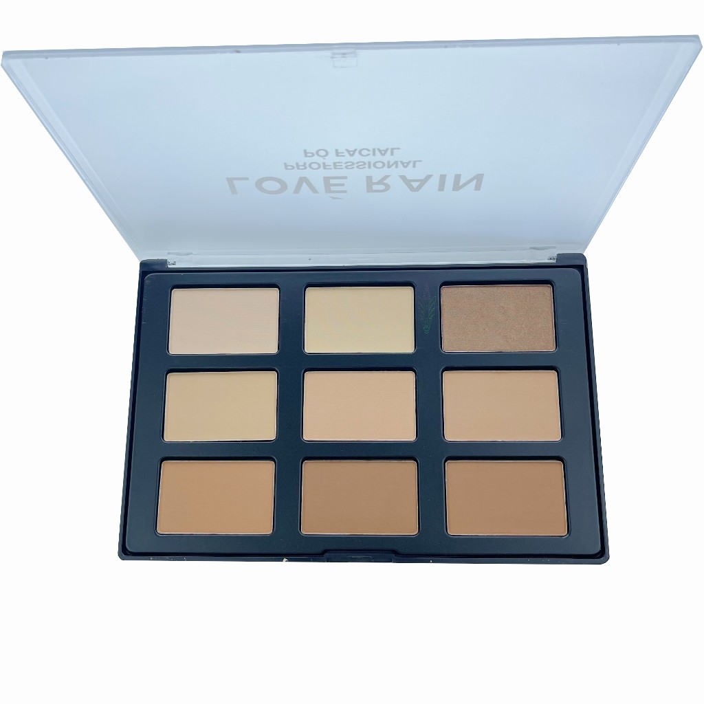 Paleta de Pó Facial Compacto Profissional Para Maquiagem LOVE RAIN Contorno Em Pó On Sale