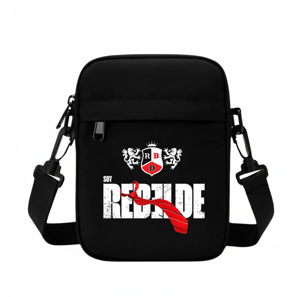 Bolsa Transversal Shoulder Bag RBD Rebelde Tiracolo Pochete Preto Promoção