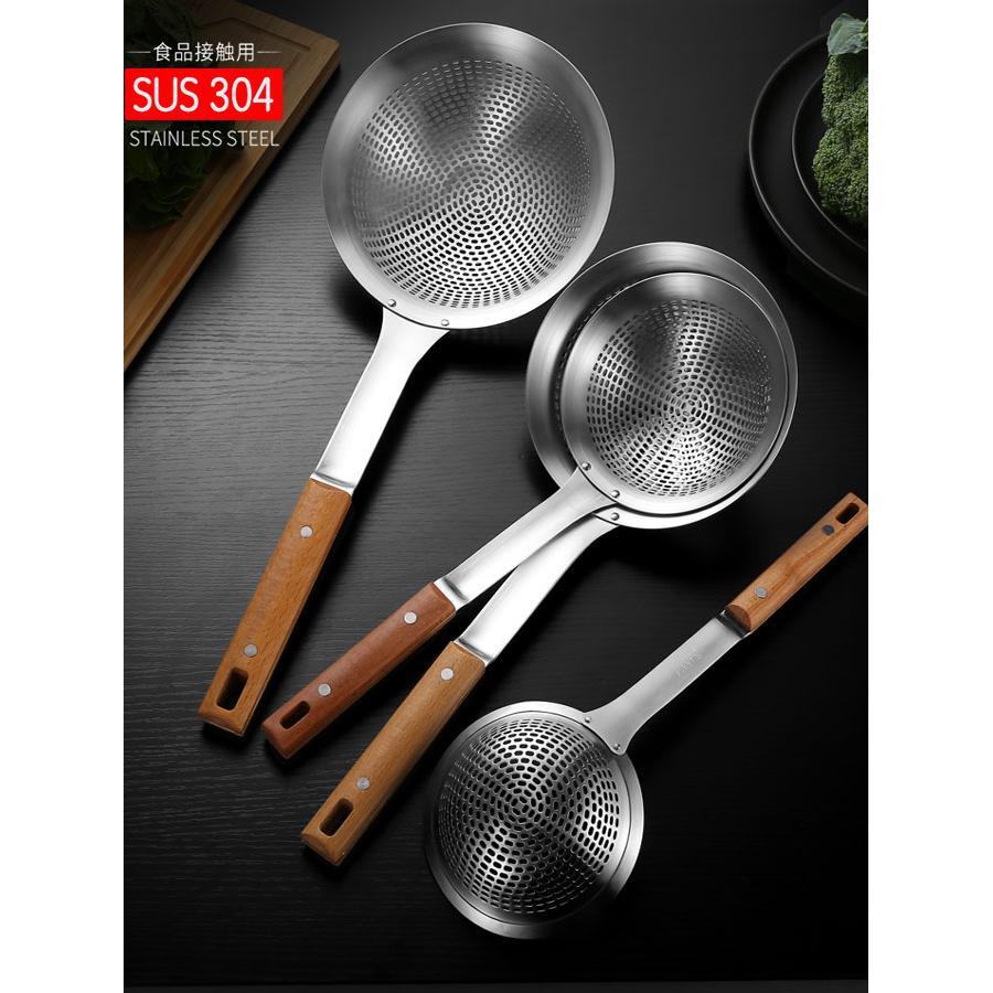 Xilaimei coador espesso de aço inoxidável 304, filtro de cozinha doméstica, malha, cerca, macarrão, bolinhos, panela que