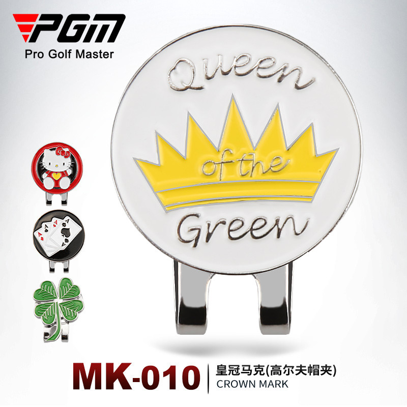 PGM Novos Suprimentos de Golfe Clipe de Chapéu de Golfe Marca de Bola Verde Marca de Marca Magnética de Metal