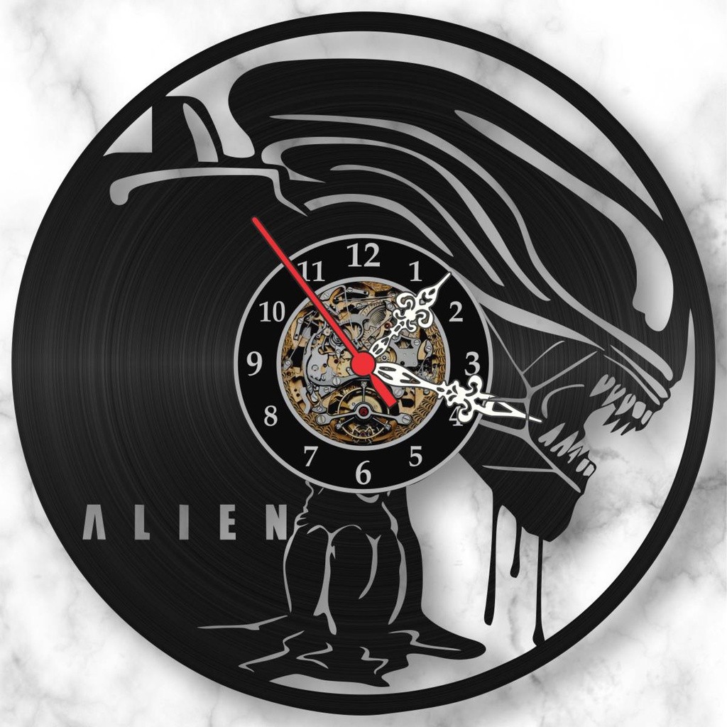 Relogio De Parede Alien Filmes Cinema Series Geek Vinil Promoção