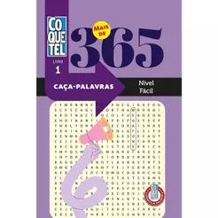 Livro Coquetel | Mais de 365 Caça-Palavras | Livro 1