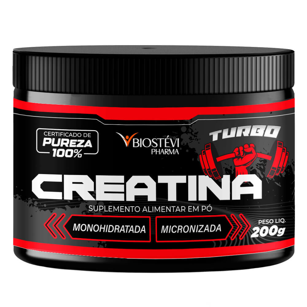 Creatina 200g 100% Pura - Suplemento para Aumento da Massa Magra