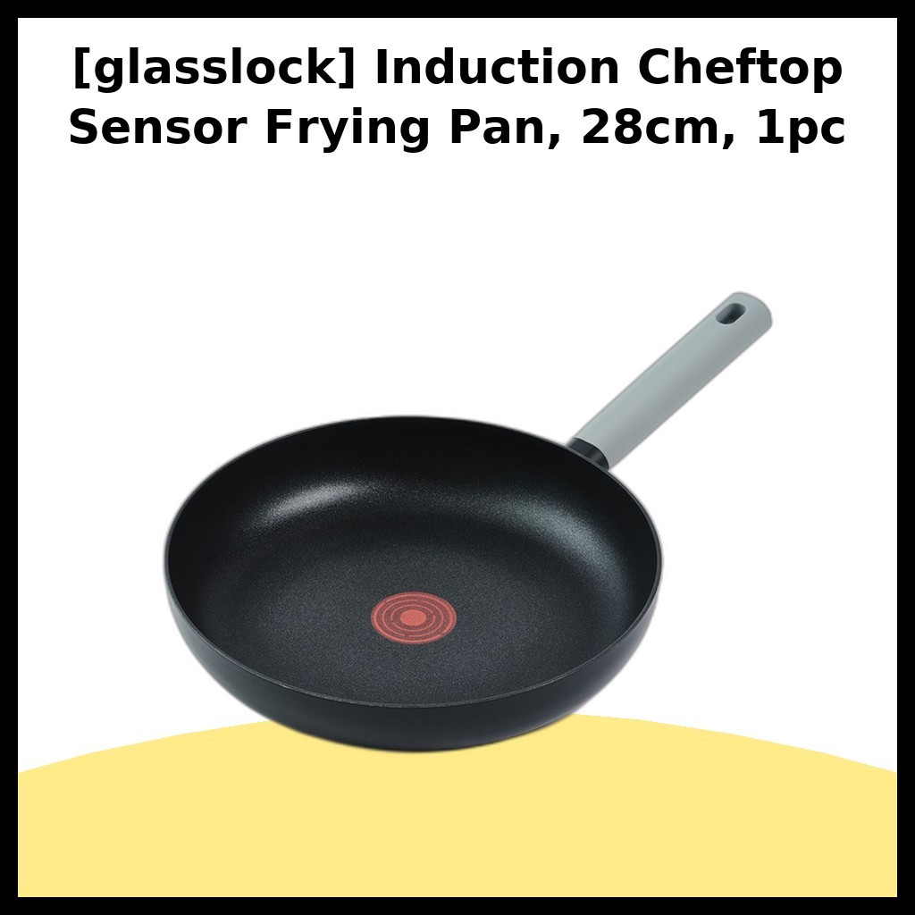 [glasslock] Frigideira Com Sensor Cheftop De Indução , 28 Cm , 1 Unidade/Coreana/Da Coreia Oppa