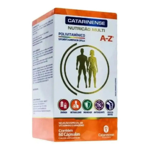 Polivitamínico Multi A-z Catarinense Pharma Sabor Antioxidante