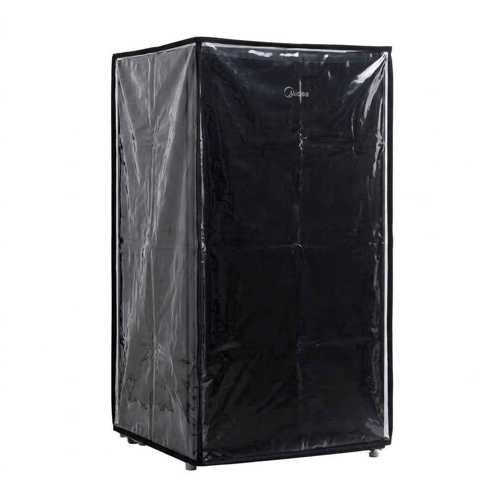 Capa Para Frigobar Midea Black Inverter 93L - Pvc Cristal Transparente