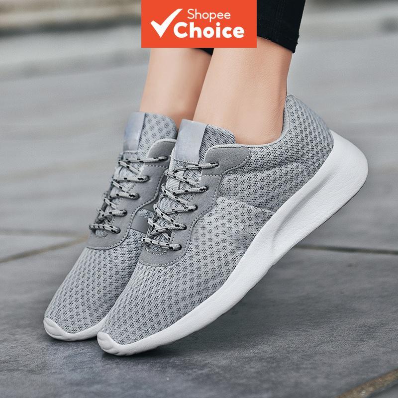 Nova Primavera Sapatos Esportivos Masculinos Malha Respirável Leve Absorção De Choque Tênis Casuais