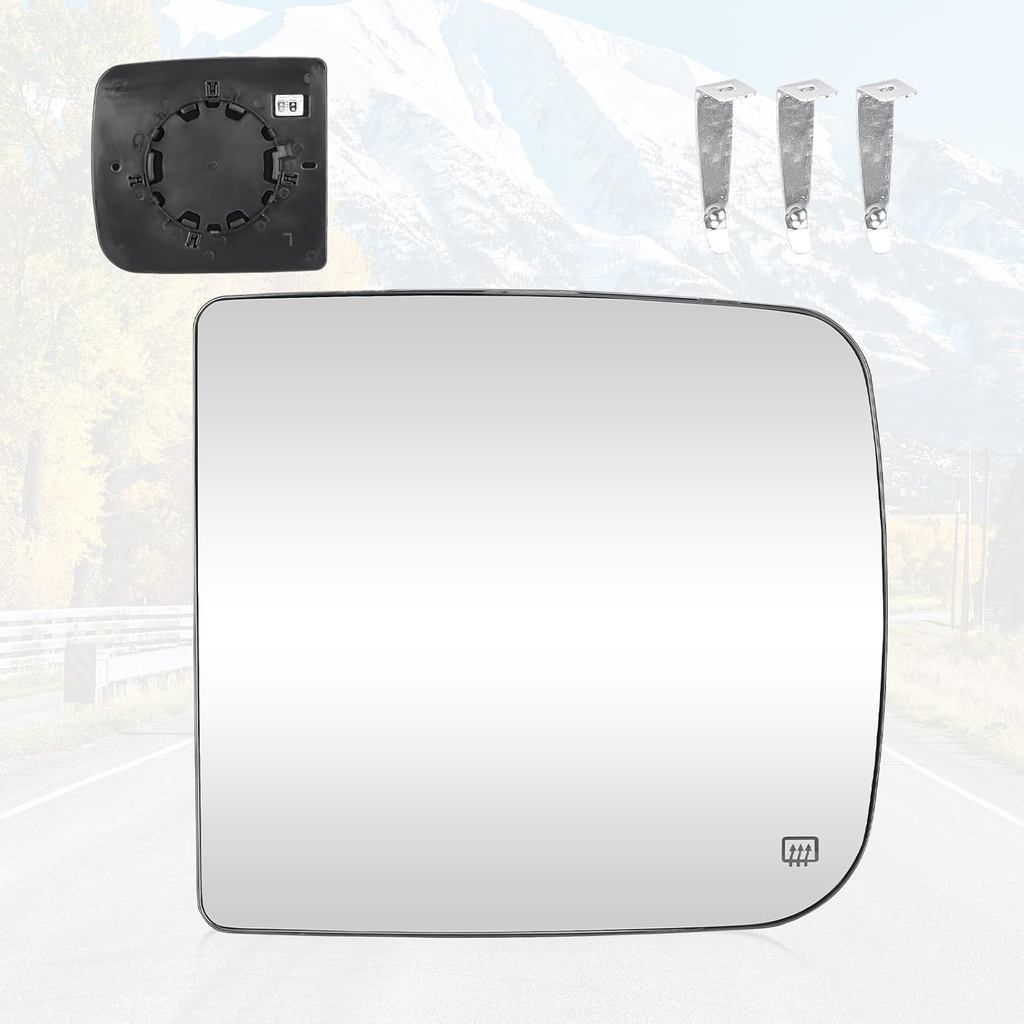 Vidro do Espelho Retrovisor Lateral Esquerdo Youxmoto, Compatível com Dodge Ram 1500 2500 3500 Truck 2009 2010 2011 2012