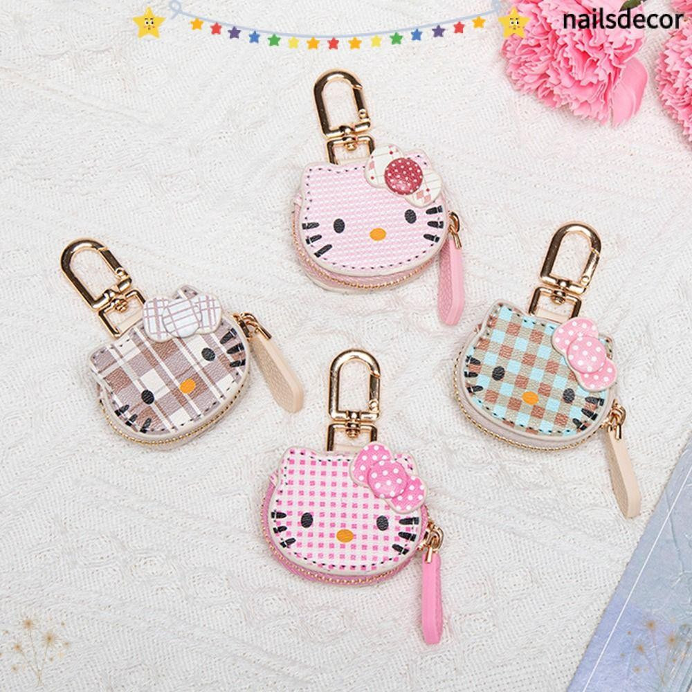 Pingente De Bolsa De Couro NAILSDECOR , Simples Kawaii High Beauty Hello Kitty Chaveiro , Material Design Personalizado