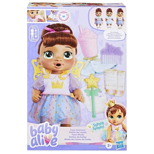 Boneca BABY Alive Fairy Fashions Sophia Hasbro G1456