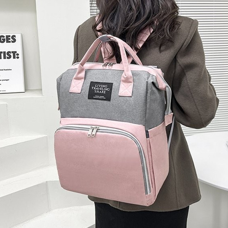 Mamãe saco mochila portátil leve saco de passeio mãe bebê outing cinto bebê mamãe saco do bebê grande capacidade saco mã