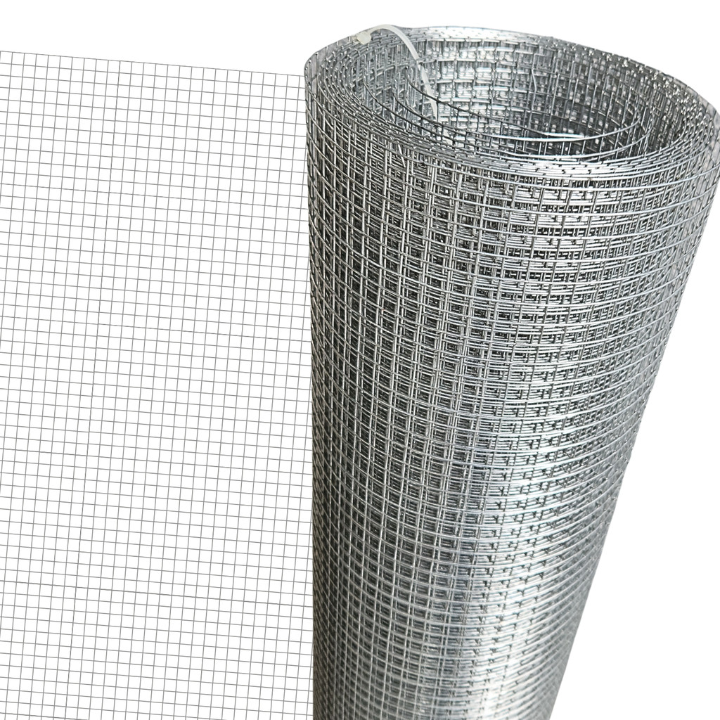 Tela Soldada 10mm Portões Pets Gaiola Jardim 5m X 0,50m