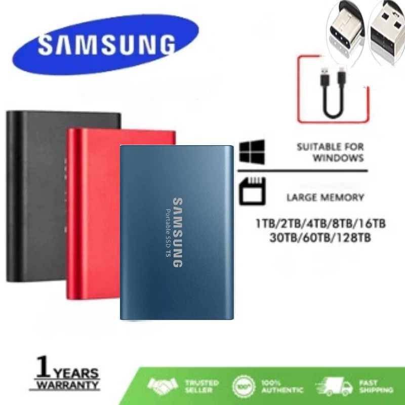 🔥🔥Samsung HD Externos SSD 🔥 8TB/16TB/30TB 🔥 USB3.0 Externo Hard Drive 4TB  Porta