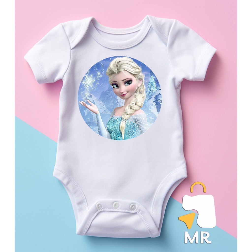 Body infantil FROZEN | Presente criativo para Bebê Preço baixo