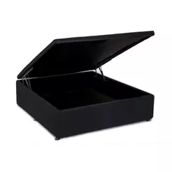 Cama Box Baú Casal Universal Courano Black (138x188x39) - Ortobom