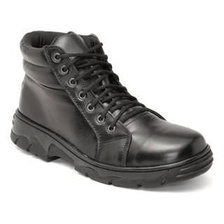 Bota Coturno Casual Adventure Motociclista Couro Legitimo Bota Para Segurança Vigilante PM