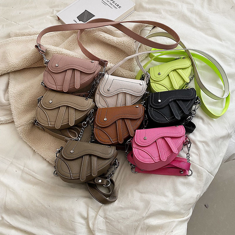 Influenciador sacos infantis novo estilo 2025 moda Mini sela saco moda menina bolsa do bebê saco do mensageiro na moda