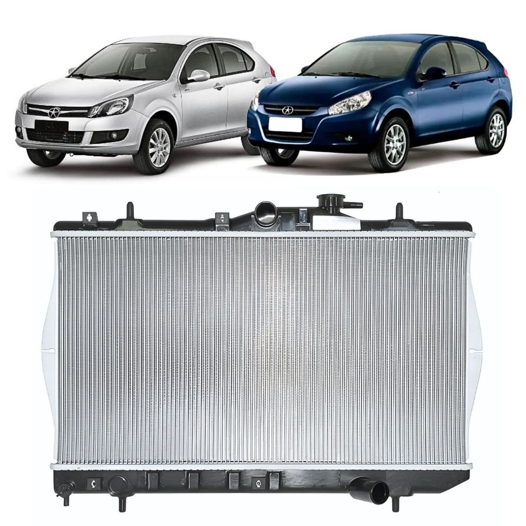 Caixa  do radiador de água Jac Motors J3 1.4/ 1.5 Ano 2010 A 2015 Manual