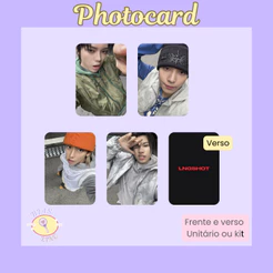 Photocard Fanmade LNGSHOT (modelo 2) | K-pop | Papel Fotográfico Laminado | Unidade ou Set