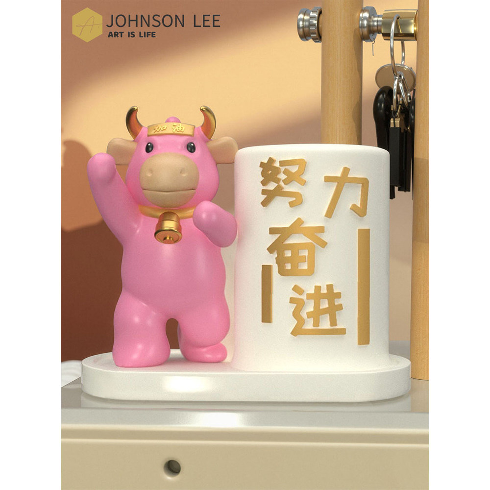 Ornamentos criativos de animais de desenho animado, marca inspiradora, incentivam a autodisciplina das crianças, suporte
