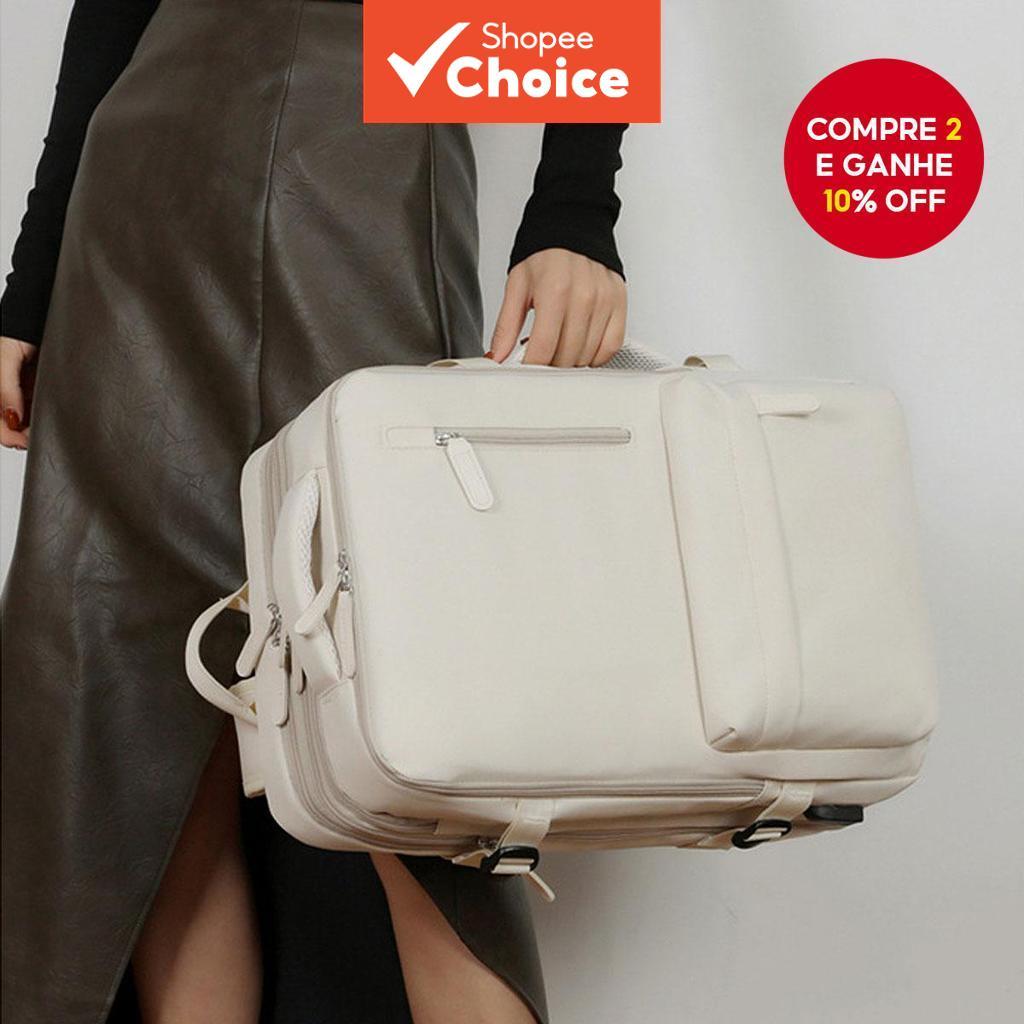 Nova Mochila Específica para Avião, Mochila de Mão para Embarque, Mochila para Laptop de Viagem Aérea, Mochila Escolar,