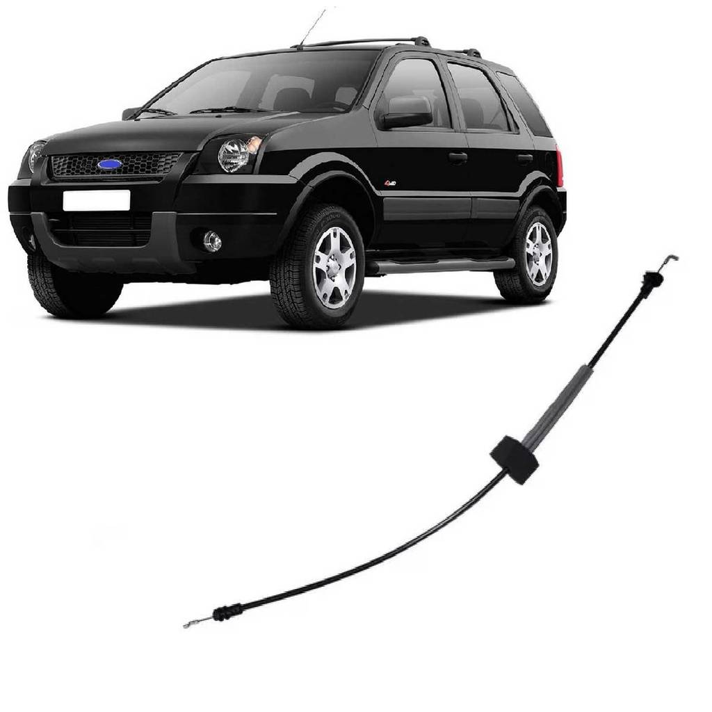 Cabo Fechadura da Porta Dianteira Ecosport Lado Esquerdo Motorista 4 Portas