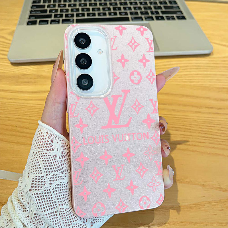 Luxo Rosa Capa Capinha Para Samsung Galaxy A55 A56 S25 S26 A03 A05 A15 A16 A17 A32 A34 A36 A56 S20 S23 S24