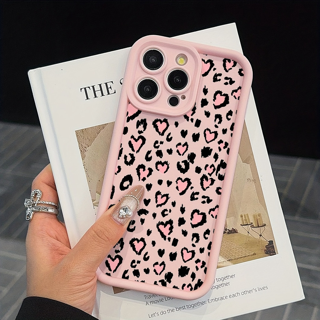 Capa Leopardo Rosa Samsung A54 A52 A35 A34 A33 A32 A25 A24 A23 A22 A21 A15 A14 A13 A12 S24 S23 S22 S21 S20 FE Ultra