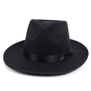 Chapéu Fedora Retro, Chapéu de Jazz Britânico, Chapéu Masculino Estilo Michael Jackson, Chapéu Unissex de Aba Larga para