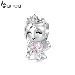 Pingente De Noiva Bamoer Charm DIY Para Pulseira Presentes Mulheres
