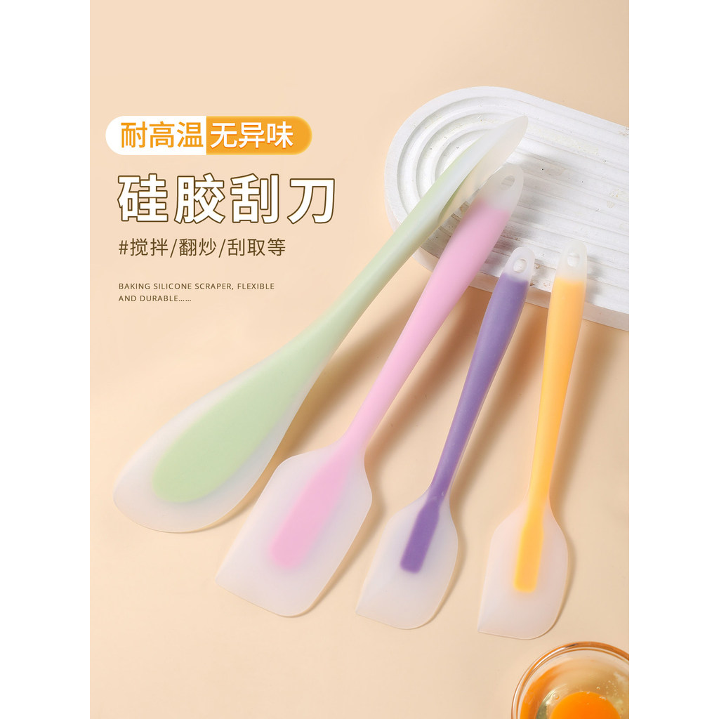 Espátula de Silicone para bolo, peça única, espátula de creme doméstico, faca de agitação, ferramenta de cozimento, resi