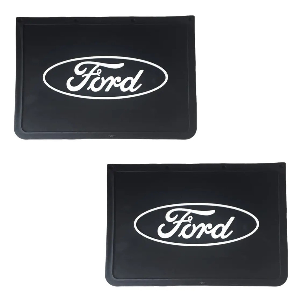 Par De Parabarro Borracha Lameiro Caminhão Ford 57,5x40cm