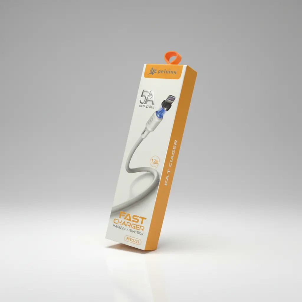 cabo de dados carregador rápido atração magnética ios carregador Usb 8 Pinos Branco 1m Promoção