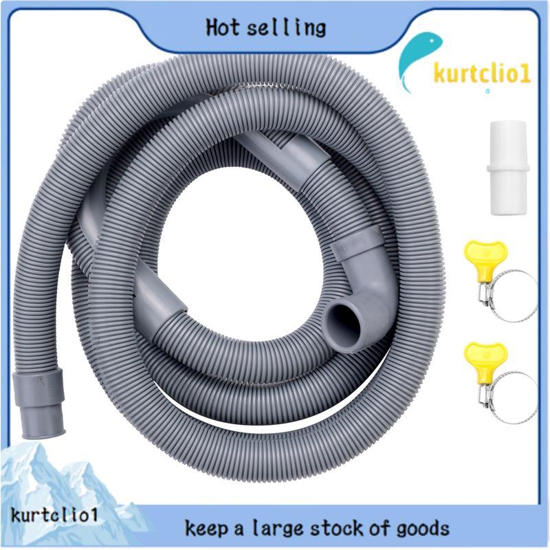 Máquina De Lavar Mangueira Dreno 2.5M Extensão Da De Drenagem Para Máquinas Louça Secadores
